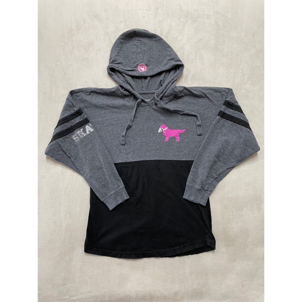 Boxercraft Love The Rink Skating Gray Black Hooded Jersey Tee Women XS